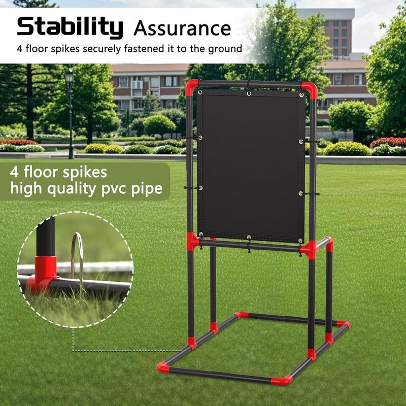 Olpchee Baseball Strike Zone Target for Plastic Balls Compatible with Wiffle Ball and Blitzball Pitching Training Strike Zone Target Set Up and Assemble Easily - Image 5